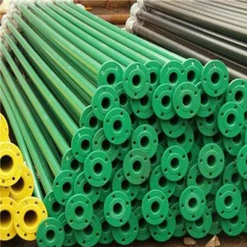 鸡西涂塑钢管施工案例